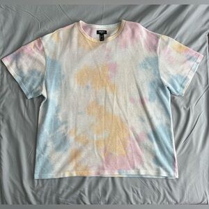 forever 21 men’s pastel tie dye mesh tshirt